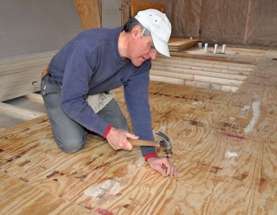 Attic Subfloor Installation