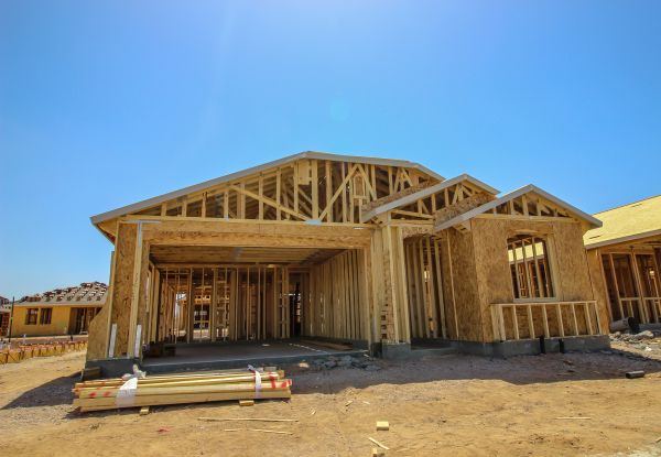 Wood Frame House Construction in Albany