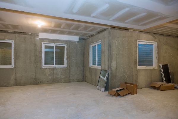 Basement Wall Installation in Albany