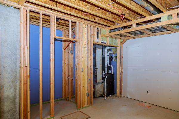 Basement Framing in Albany