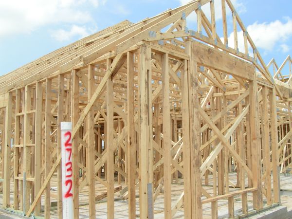 Small House Framing in Albany